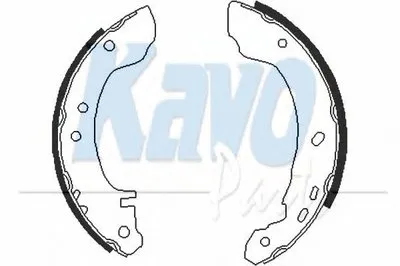 Комплект тормозных колодок MK KASHIYAMA KAVO PARTS купить