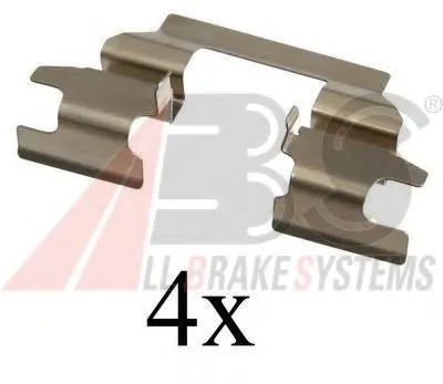 Комплектующие, колодки дискового тормоза A.B.S. купить
