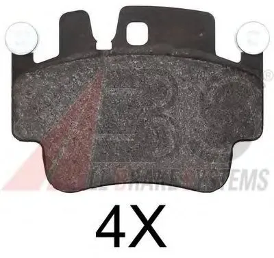 Комплект тормозных колодок, дисковый тормоз A.B.S. купить