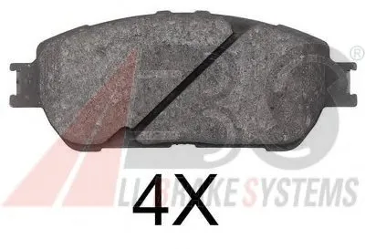 Комплект тормозных колодок, дисковый тормоз A.B.S. купить