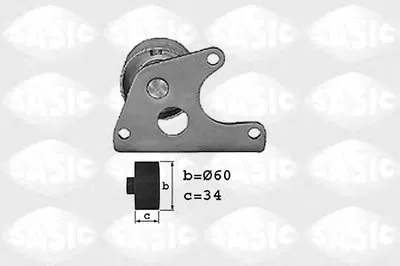Паразитный / Ведущий ролик, зубчатый ремень SASIC купить