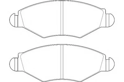Комплект тормозных колодок, дисковый тормоз DURON купить