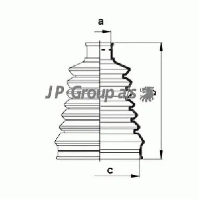 Комплект пылника, приводной вал QH JP GROUP купить
