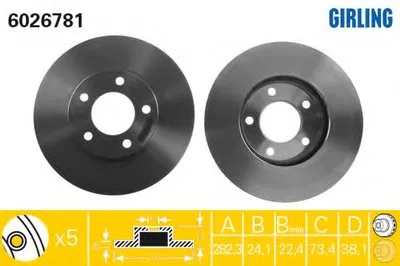 Тормозной диск GIRLING купить