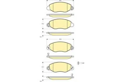 Комплект тормозных колодок, дисковый тормоз GIRLING купить