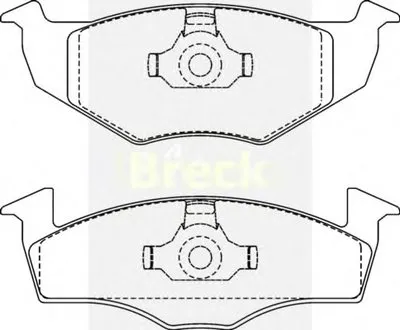 Комплект тормозных колодок, дисковый тормоз BRECK купить
