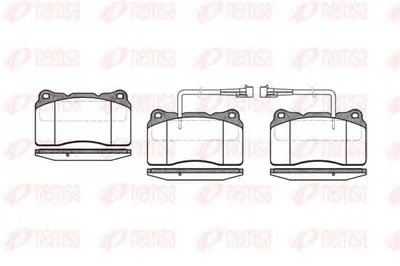 Комплект тормозных колодок, дисковый тормоз KAWE купить