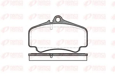 Комплект тормозных колодок, дисковый тормоз KAWE купить