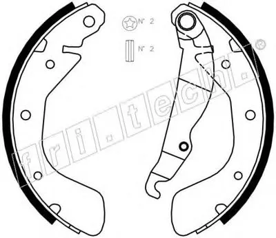 Комплект тормозных колодок fri.tech. купить