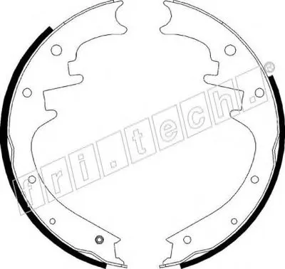 Комплект тормозных колодок fri.tech. купить