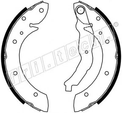 Комплект тормозных колодок REPARATION KIT fri.tech. купить