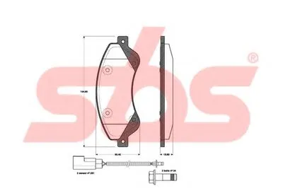 Комплект тормозных колодок, дисковый тормоз sbs купить