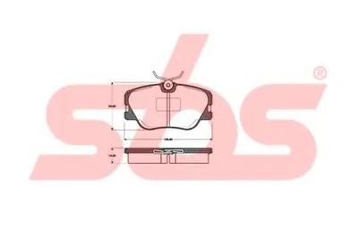 Комплект тормозных колодок, дисковый тормоз sbs купить