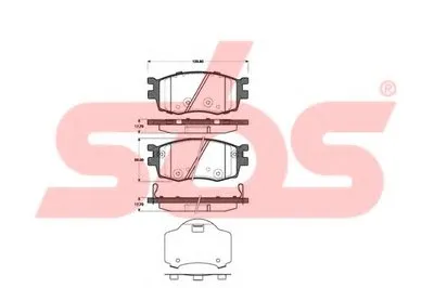Комплект тормозных колодок, дисковый тормоз sbs купить