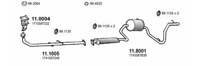 Система выпуска ОГ ASSO купить