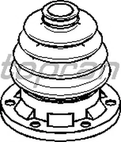 Пыльник, приводной вал TOPRAN купить