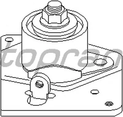 Натяжной ролик, ремень ГРМ TOPRAN купить