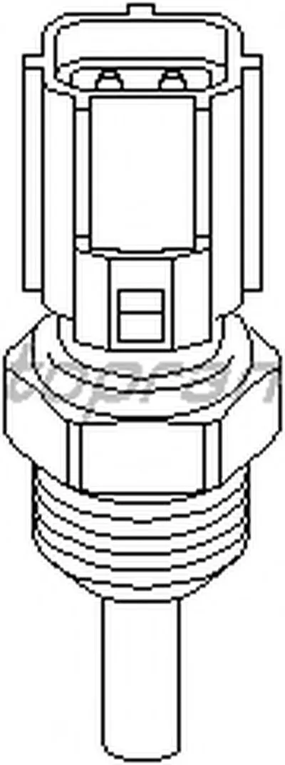 Датчик, температура охлаждающей жидкости TOPRAN купить