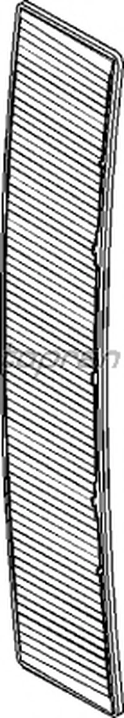 Фильтр, воздух во внутренном пространстве TOPRAN купить