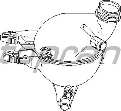 Компенсационный бак, охлаждающая жидкость TOPRAN купить