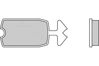 Комплект тормозных колодок, дисковый тормоз E.T.F. купить
