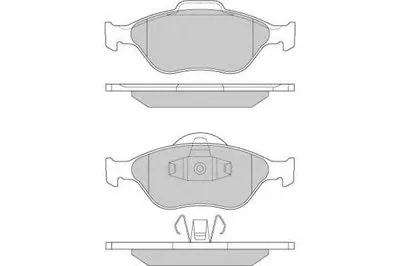 Комплект тормозных колодок, дисковый тормоз E.T.F. купить