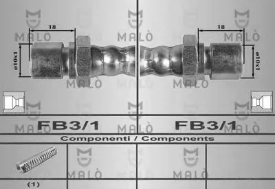 Тормозной шланг MALÒ купить