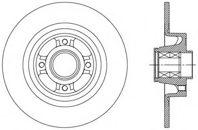 Тормозной диск ADAPTIVE OPEN PARTS купить