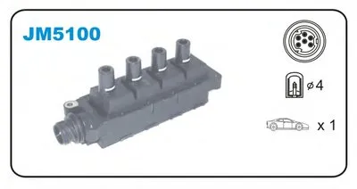Катушка зажигания JANMOR купить