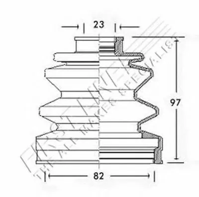 Пыльник, приводной вал FIRST LINE купить