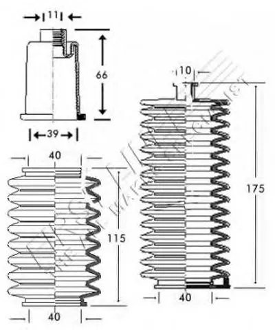 Пыльник, рулевое управление FIRST LINE купить