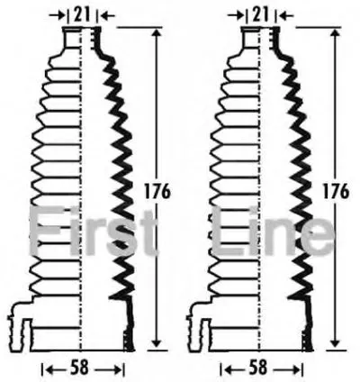 Пыльник, рулевое управление FIRST LINE купить