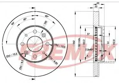 Тормозной диск Premium Carbon + FREMAX купить