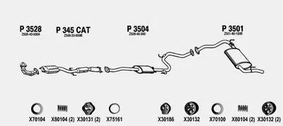 Система выпуска ОГ FENNO купить
