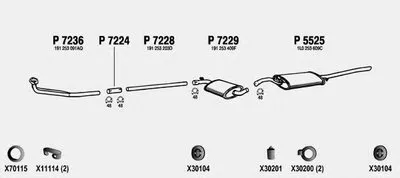 Система выпуска ОГ FENNO купить