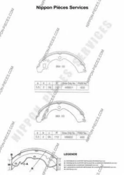 Комплект тормозных колодок NPS купить