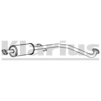 Средний глушитель выхлопных газов KLARIUS купить