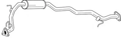 Средний глушитель выхлопных газов SIGAM купить