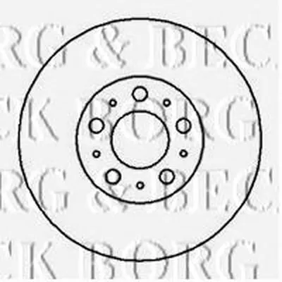 Тормозной диск BORG & BECK купить
