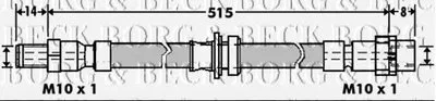 Тормозной шланг BORG & BECK купить