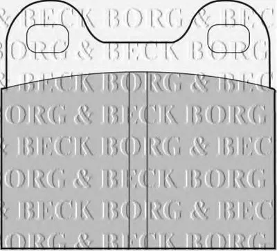 Комплект тормозных колодок, дисковый тормоз BORG & BECK купить