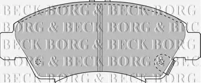Комплект тормозных колодок, дисковый тормоз BORG & BECK купить