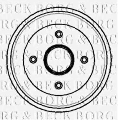 Тормозной барабан BORG & BECK купить