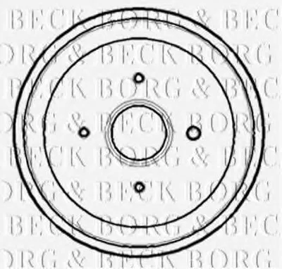 Тормозной барабан BORG & BECK купить