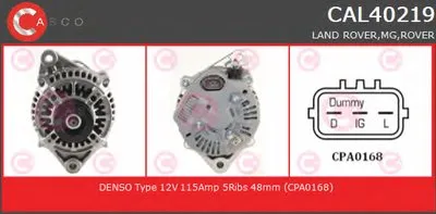 Генератор BRAND NEW SERIES CASCO купить