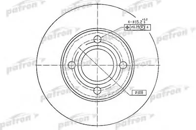 Тормозной диск PATRON купить