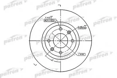 Тормозной диск PATRON купить