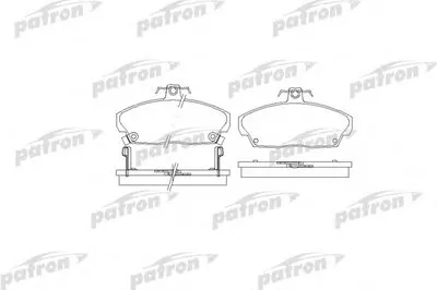 Комплект тормозных колодок, дисковый тормоз PATRON купить