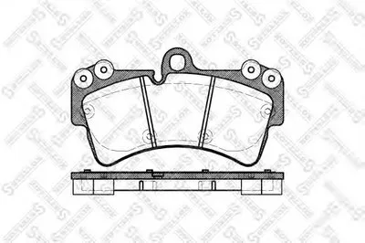 Комплект тормозных колодок, дисковый тормоз STELLOX купить
