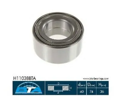 Комплект подшипника ступицы колеса BTA купить